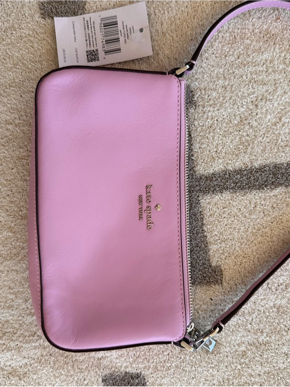 kate spade Light Pink Leather Crossbody Shoulder Bag